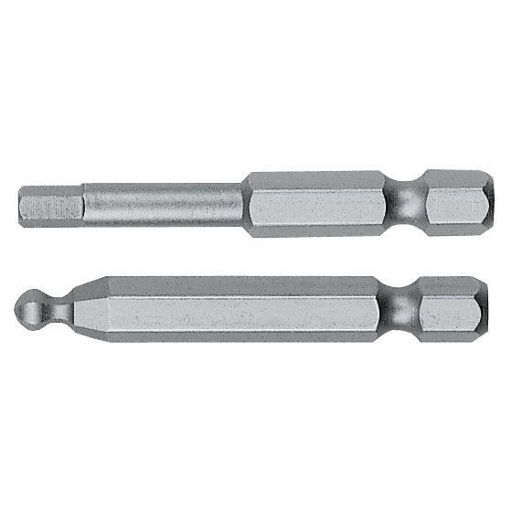 Puntas hexagonales de 50 mm en cajita de plástico